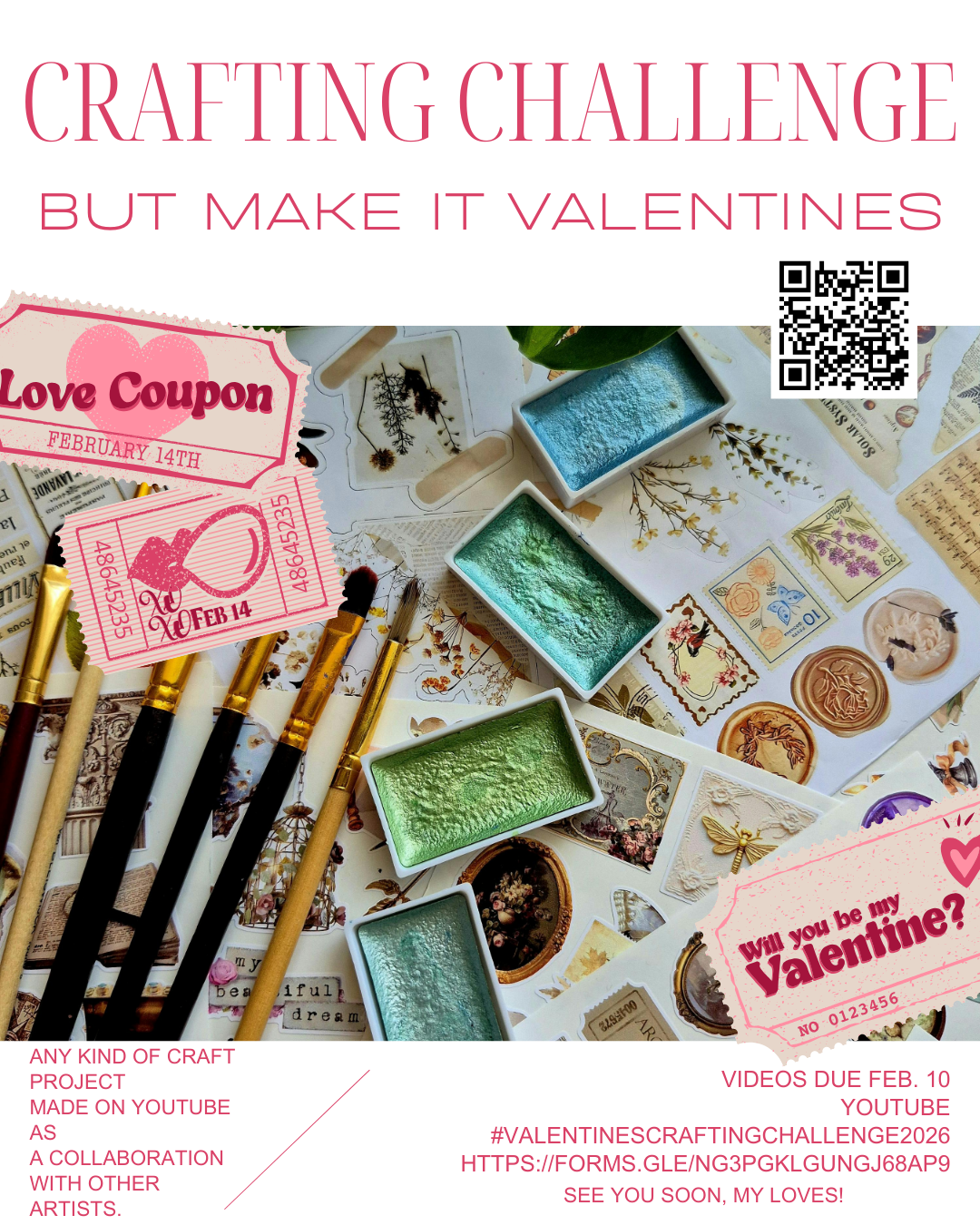Valentine's Crafting Challenge & January Break