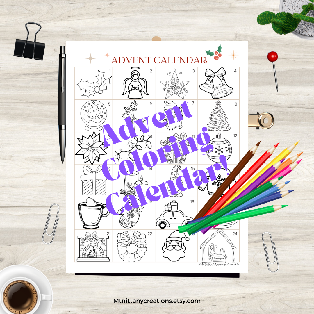Advent coloring Calendar