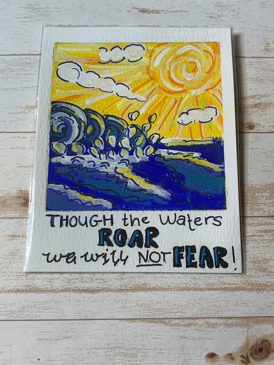 Encouraging ocean painting